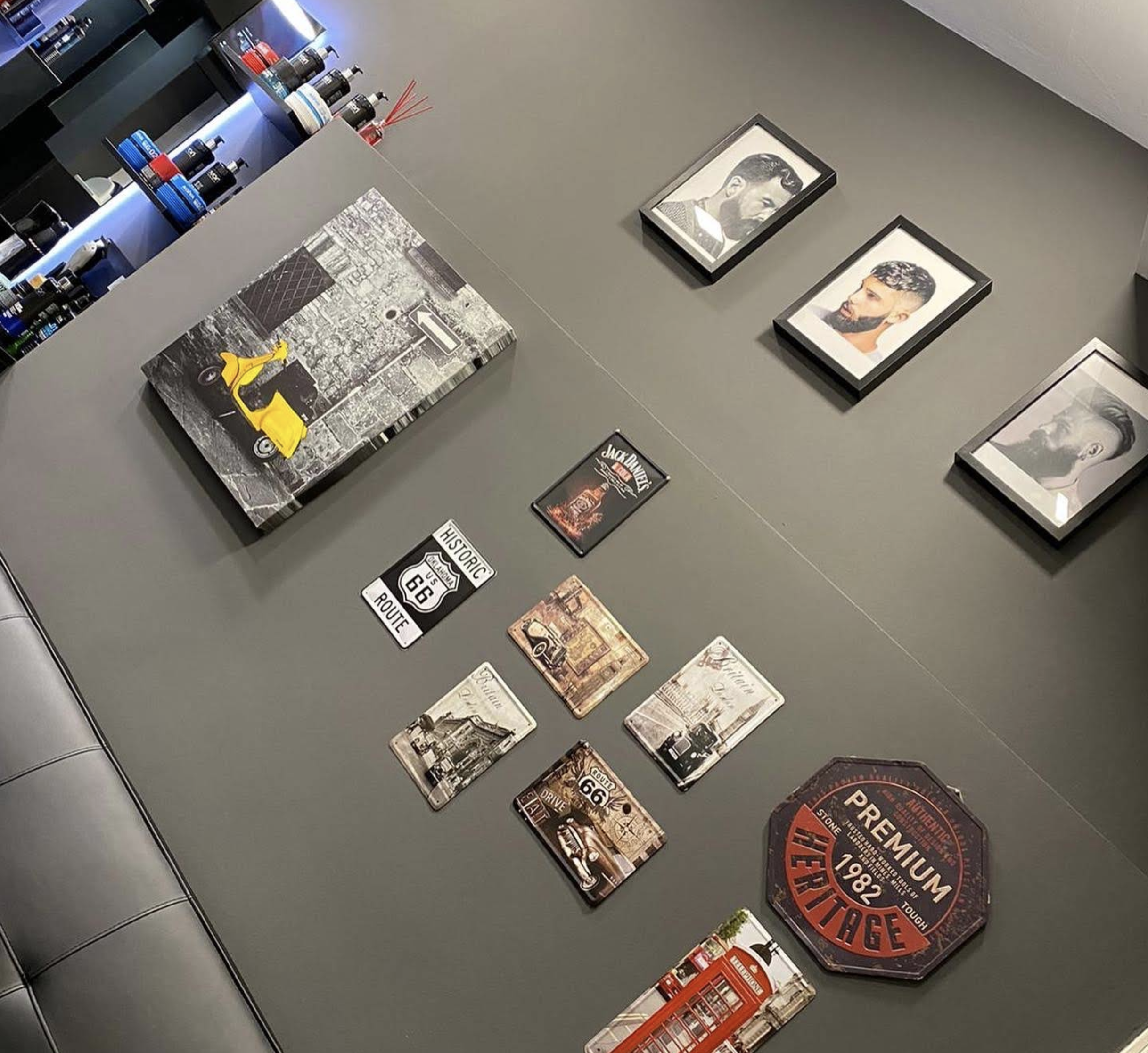 Decoración barbería